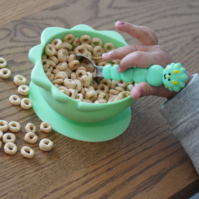 Pack De 2 Bowls De Silicona Con Succión Dino-4