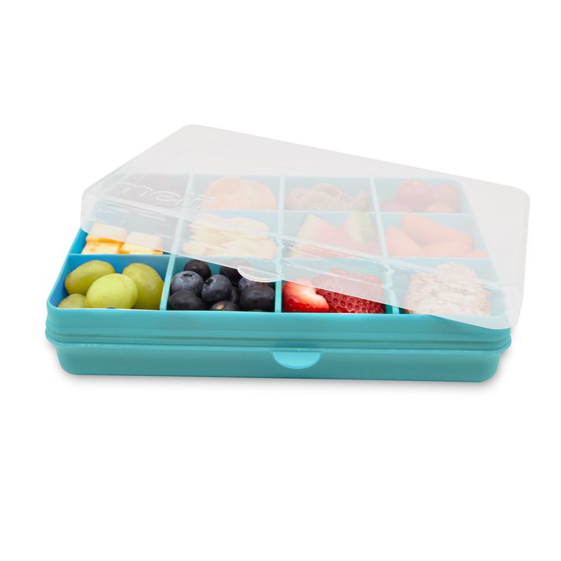 Caja Contenedora Para Snacks Azul-0