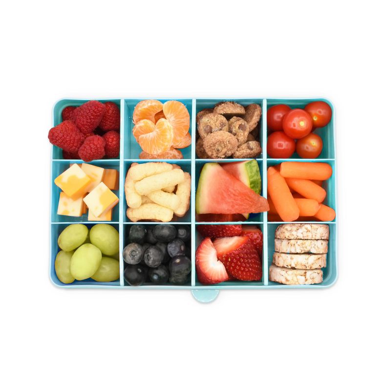 Caja Contenedora Para Snacks Azul-1