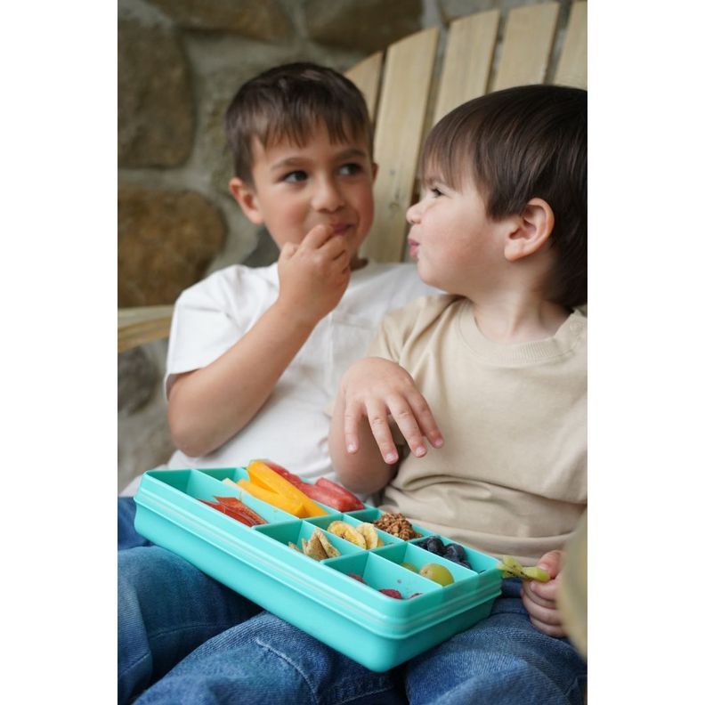 Caja Contenedora Para Snacks Azul-3
