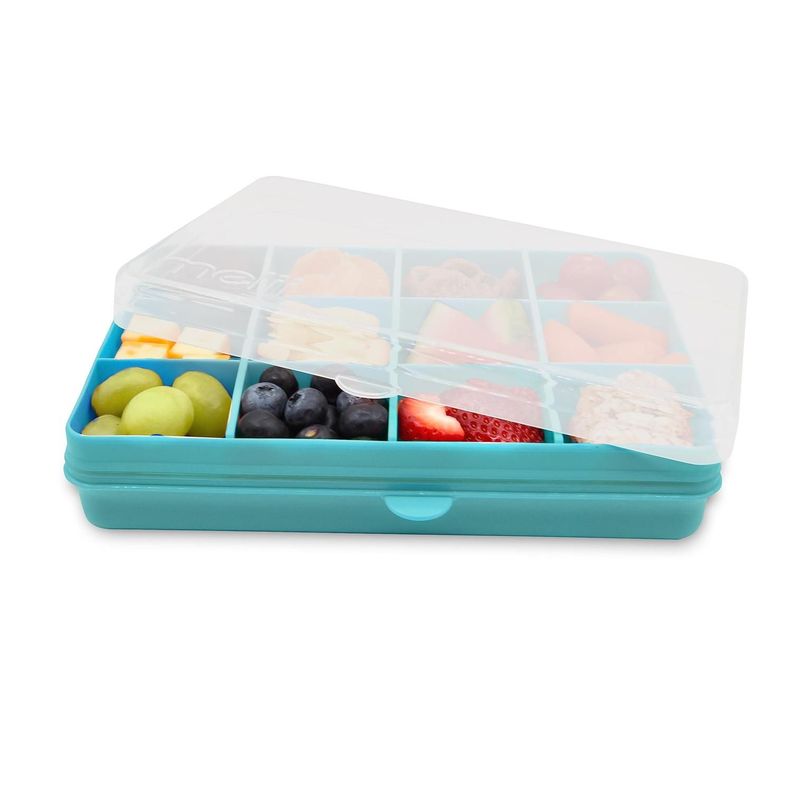 Caja contenedora para snacks - Azul Verde