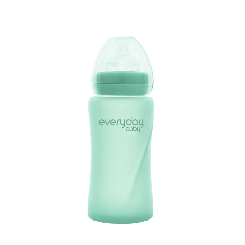 Mamadera De Vidrio Healthy 240ml Verde-0