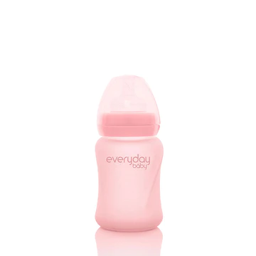 Mamadera De Vidrio Healthy 150ml Rosado-0