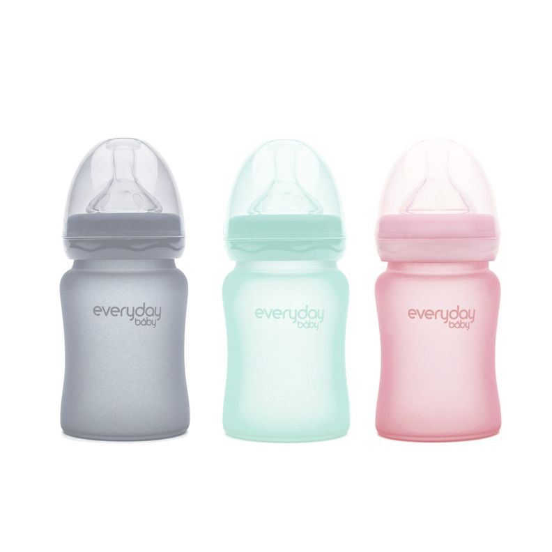 Mamadera De Vidrio Healthy 150ml Rosado-1