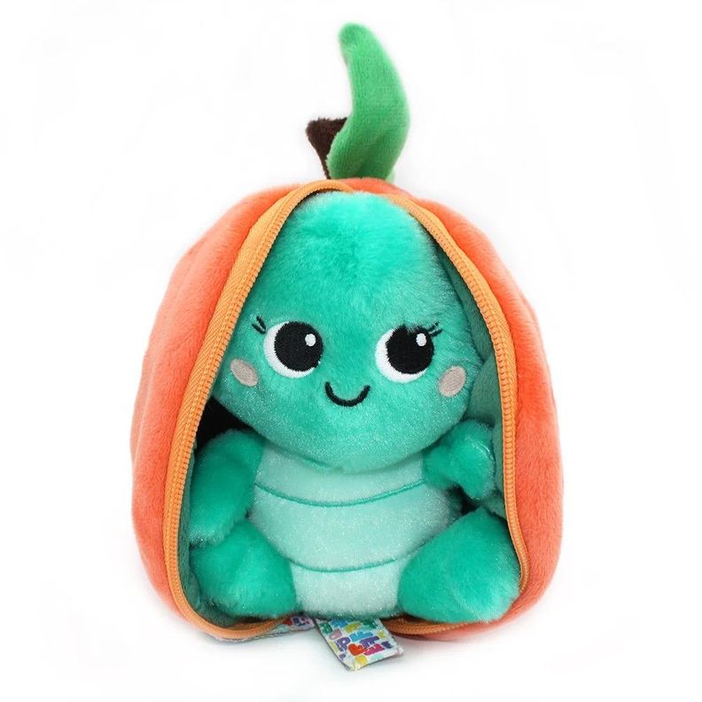 Peluche Reversible Corvet La Tortuga - Durazno-0