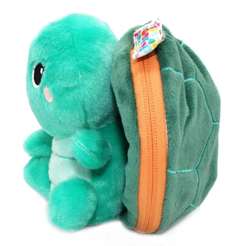 Peluche Reversible Corvet La Tortuga - Durazno-5