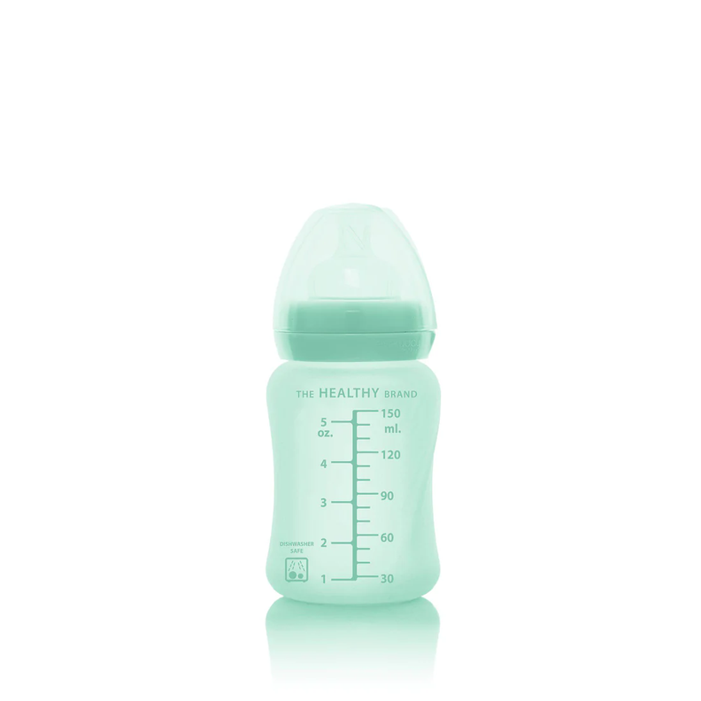Mamadera De Vidrio Healthy 150ml Verde-1