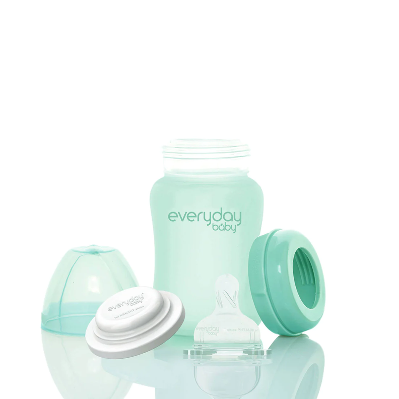 Mamadera De Vidrio Healthy 150ml Verde-2