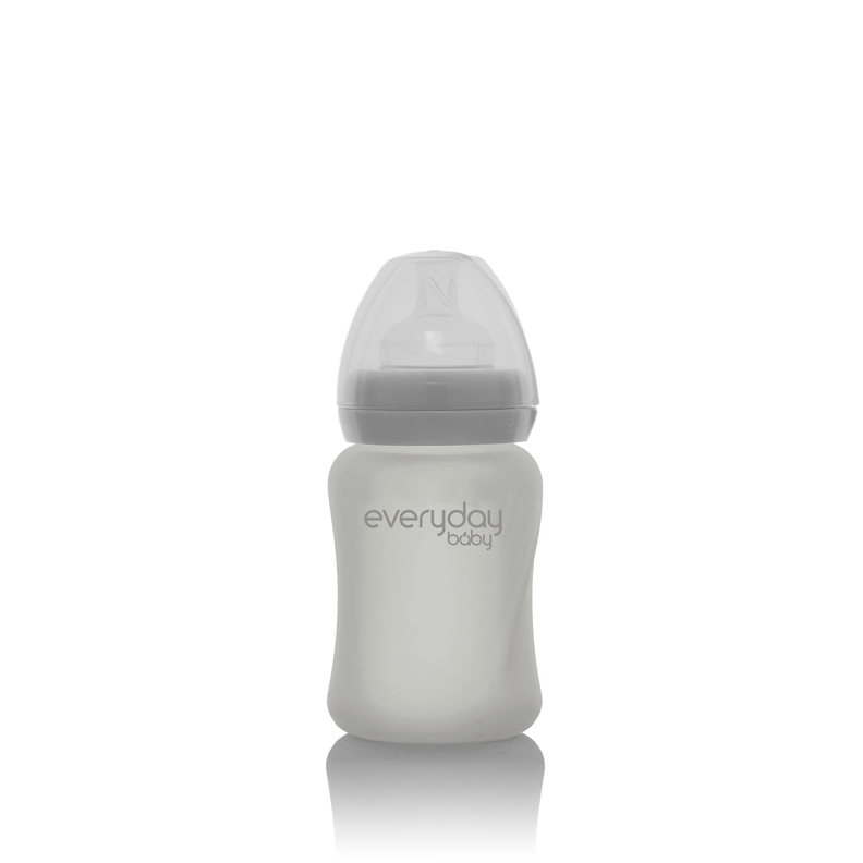 Mamadera De Vidrio Healthy 150 ML Gris-0