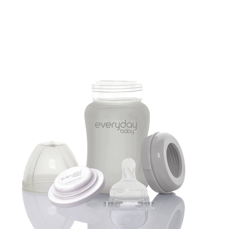 Mamadera De Vidrio Healthy 150 ML Gris-1