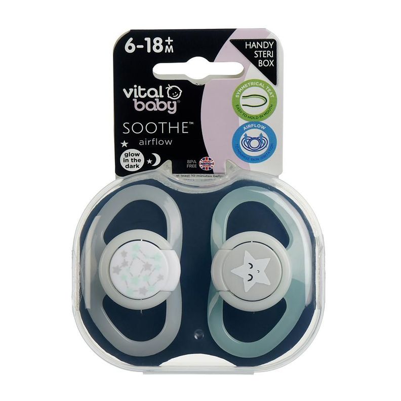 Chupetes 6-18 meses Unisex Nocturno-0