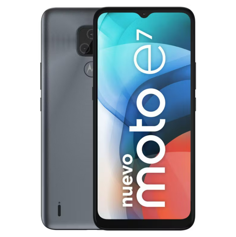 Motorola Moto E7 32GB - Reacondicionado - Gris Mineral-0