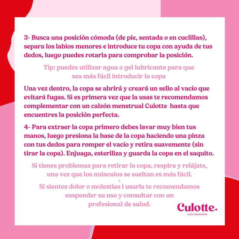 Copa Menstrual Culotte Comodidad y Protección en Talla S-5