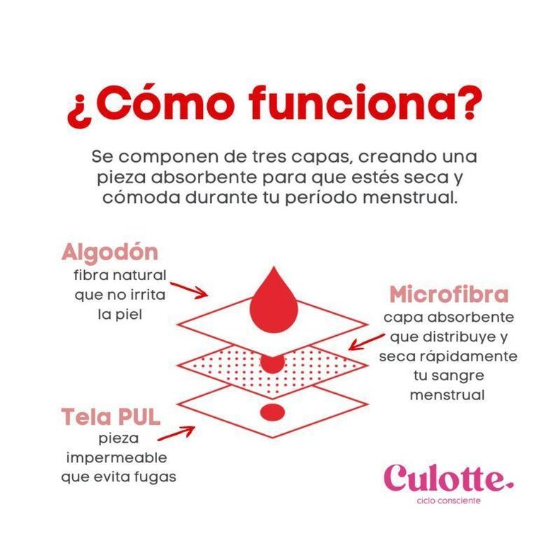 Calzon Mujer Menstrual Amanda Flujo Moderado-4