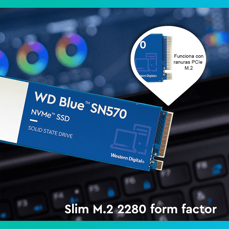 SSD WD Blue SN570 250GB M.2 Western Digital | Paris.cl
