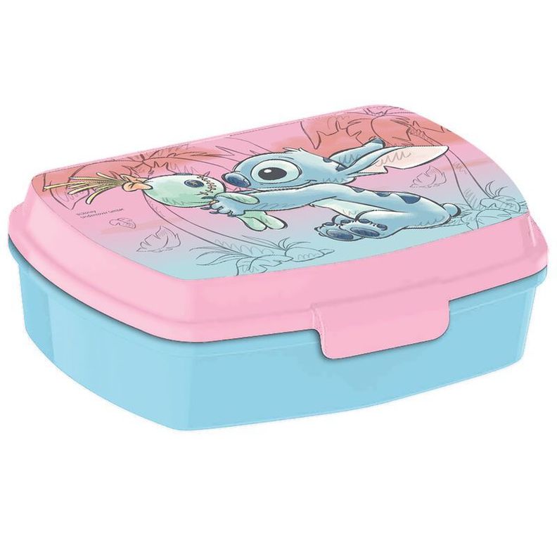 Sandwichera + Botella aluminio Stitch Disney 500ml-1