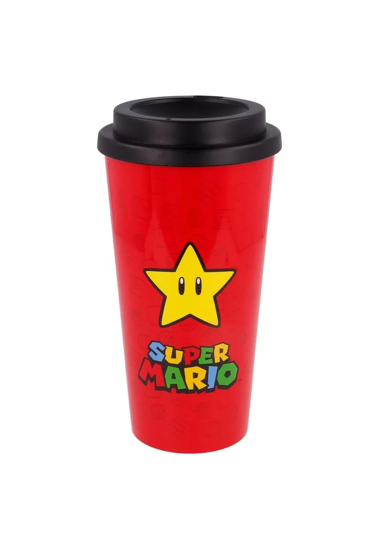 Mug Doble Pared Super Mario 520 Ml Multicolor Nintendo-0