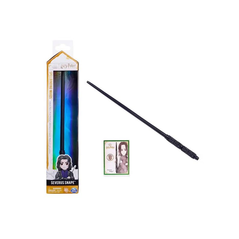 Harry Potter Varita Con Tarjeta De Hechizo - Severus Snape-0
