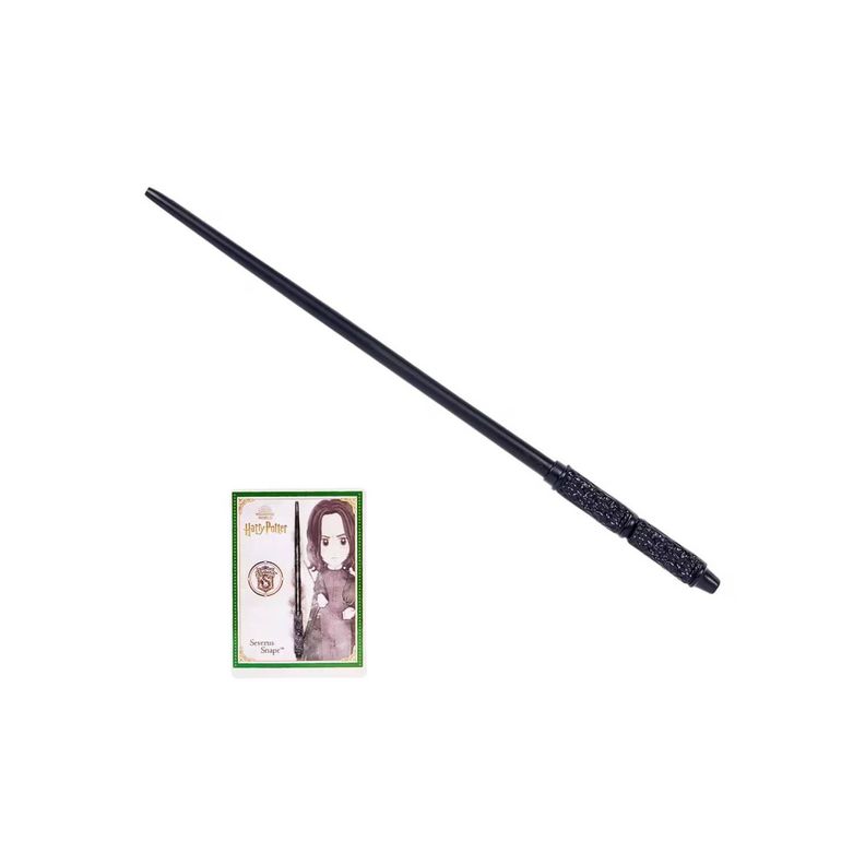 Harry Potter Varita Con Tarjeta De Hechizo - Severus Snape-1