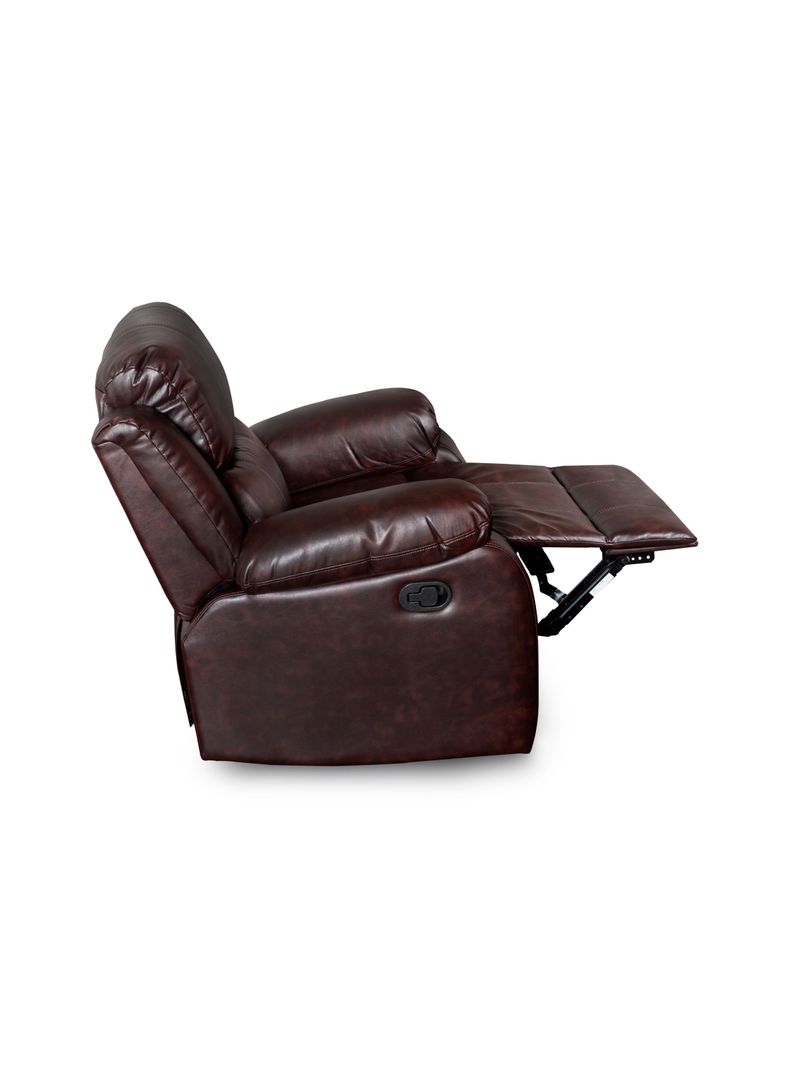 Pack Berger reclinable 3 cuerpos mas dos sofas de  cuerpo ( 3+1+1) color Brown dark-7