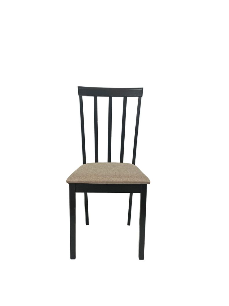 Comedor madera 4 sillas color chocolate modelo Madrid-4