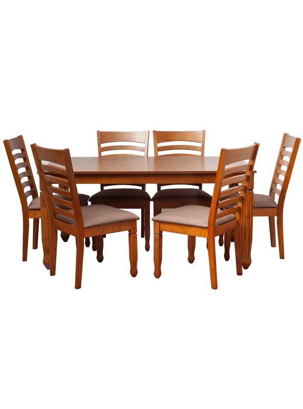 Comedor madera 6 sillas modelo Boston-1