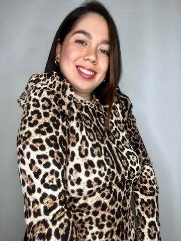 Polera Manga Princesa Leopardo-2