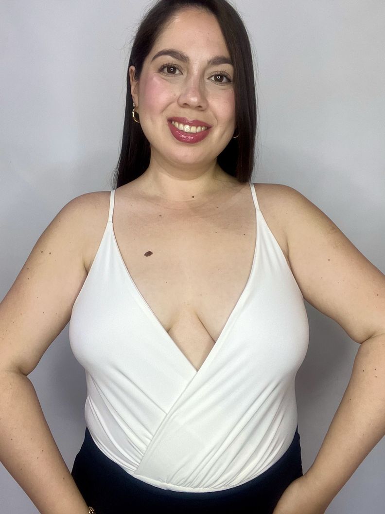 Body Mujer Escote Cruzado-0
