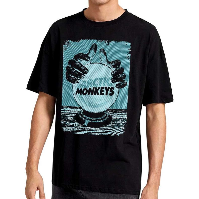 POLERA ESTAMPADA ARCTIC MONKEYS INTEGRANTES ROCK-0