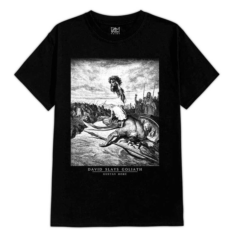 POLERA ESTAMPADA DORE GUSTAV SAMSON SLAYS GOLIATH-0