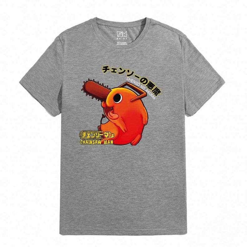 POLERA ESTAMPADA CHAINSAWMAN POCHITA ANIME-0