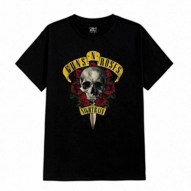 POLERA ESTAMPADA GUNS AND ROSES -0