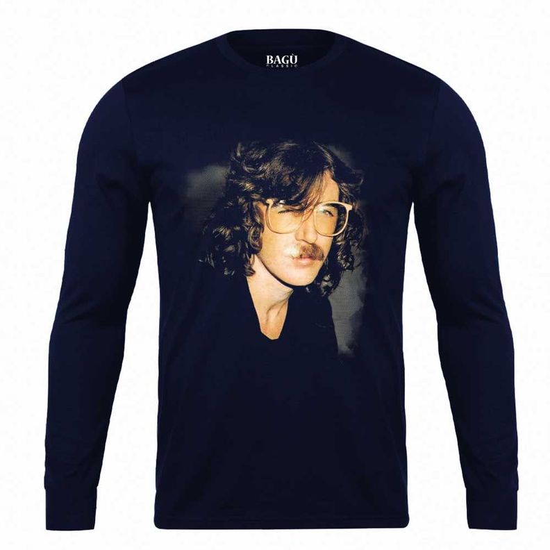 POLERA ESTAMPADA CHARLY GARCIA ROCK LATINO MANGA LARGA-0