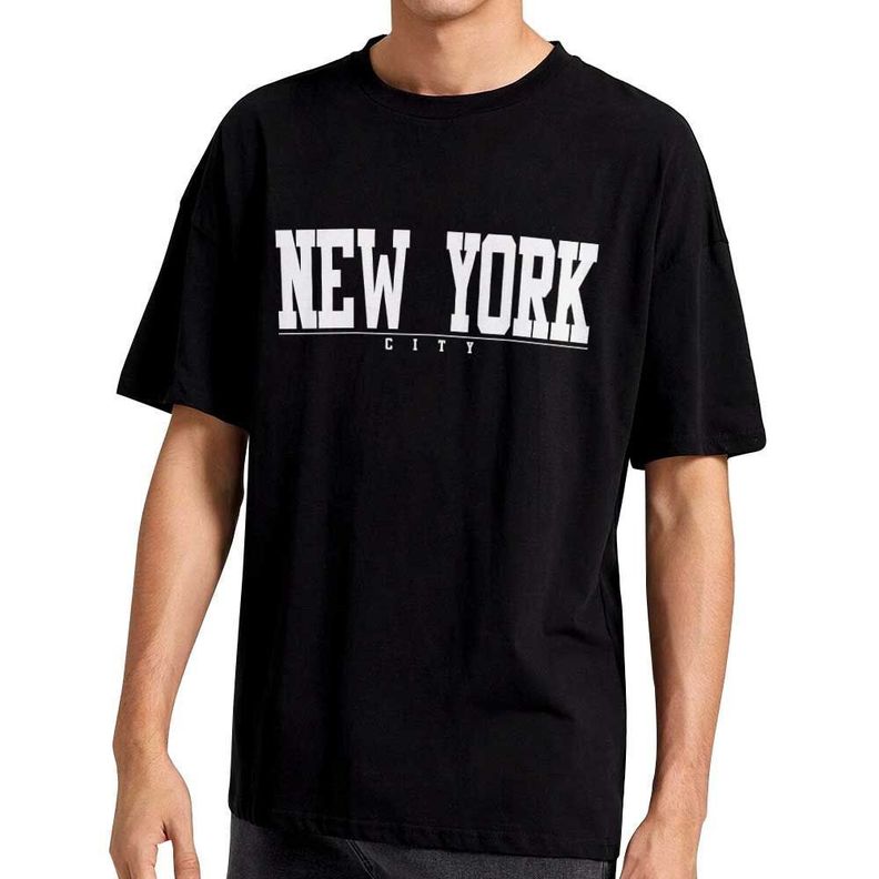 POLERA ESTAMPADA LETRAS NEW YORK-0