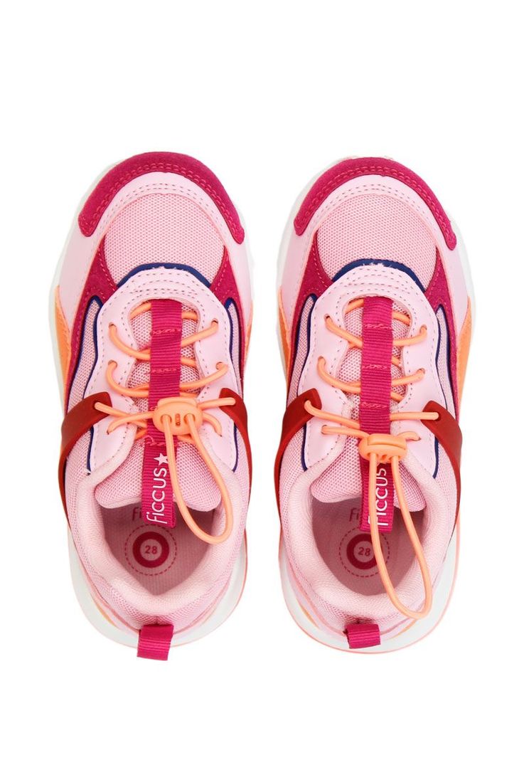 Zapatilla led  velcro elástico w24 niña 945-2