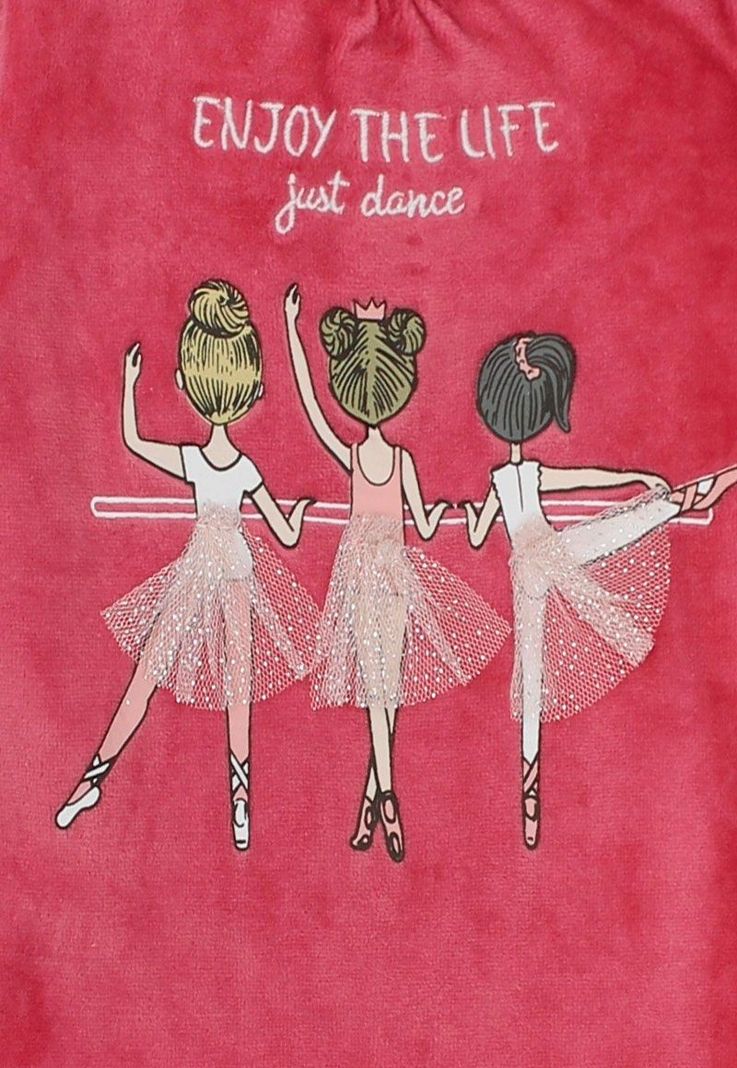 Pijama bebé niña ballerina 222-2