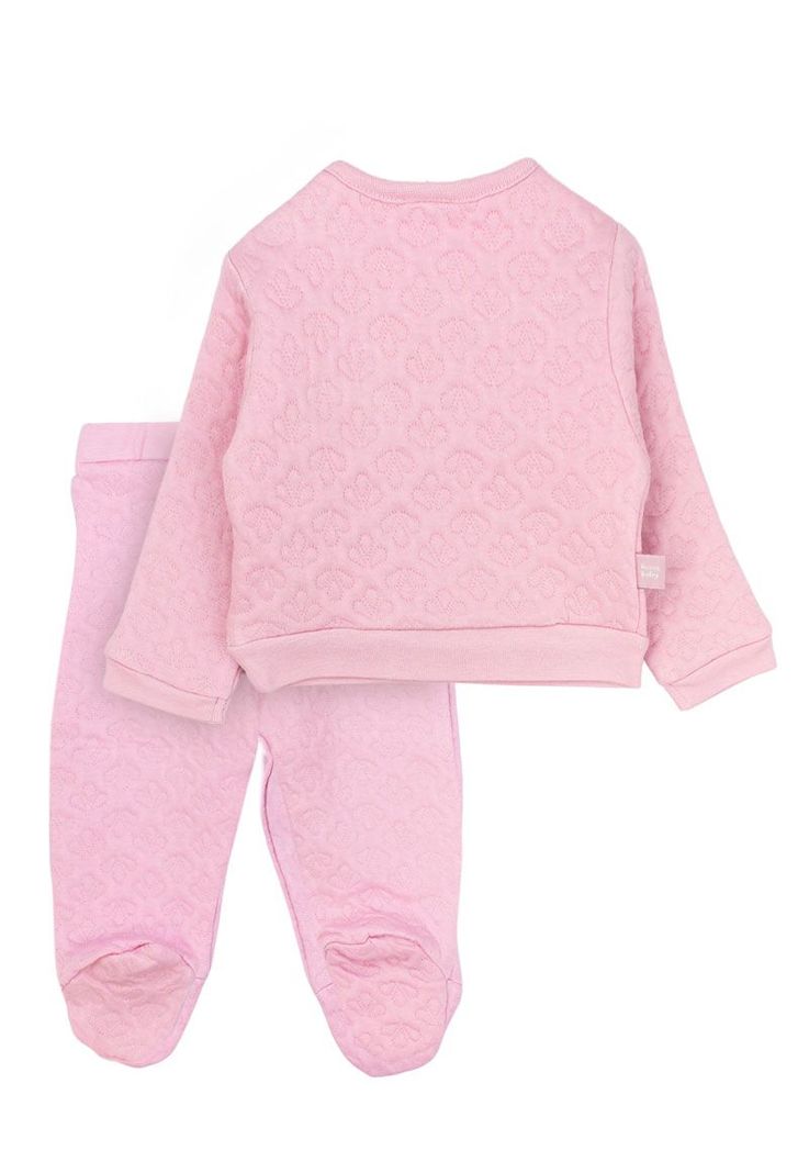 Conjunto newborn niña textura kitty 121-1