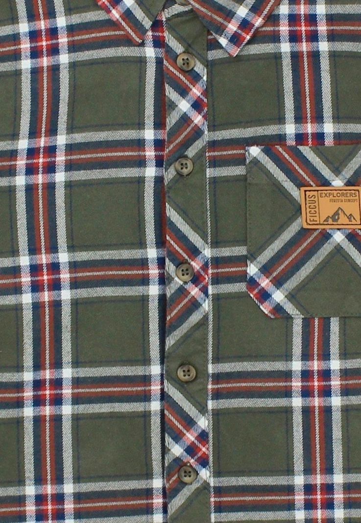 Camisa kids niño escocesa foresta 239-2