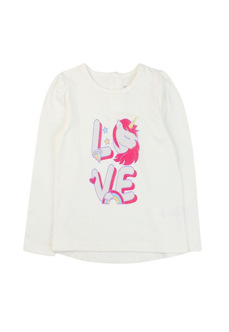 Polera bebé niña m/ recogida cosmic 181-0