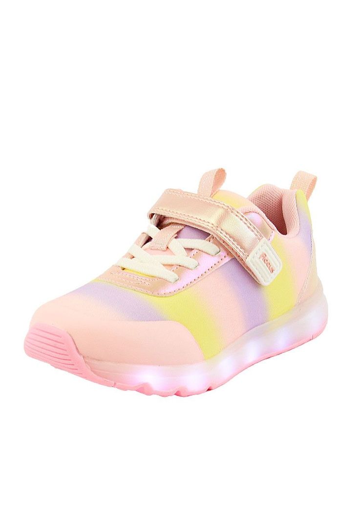 Zapatilla led velcro elástico  w24 niña 943-1