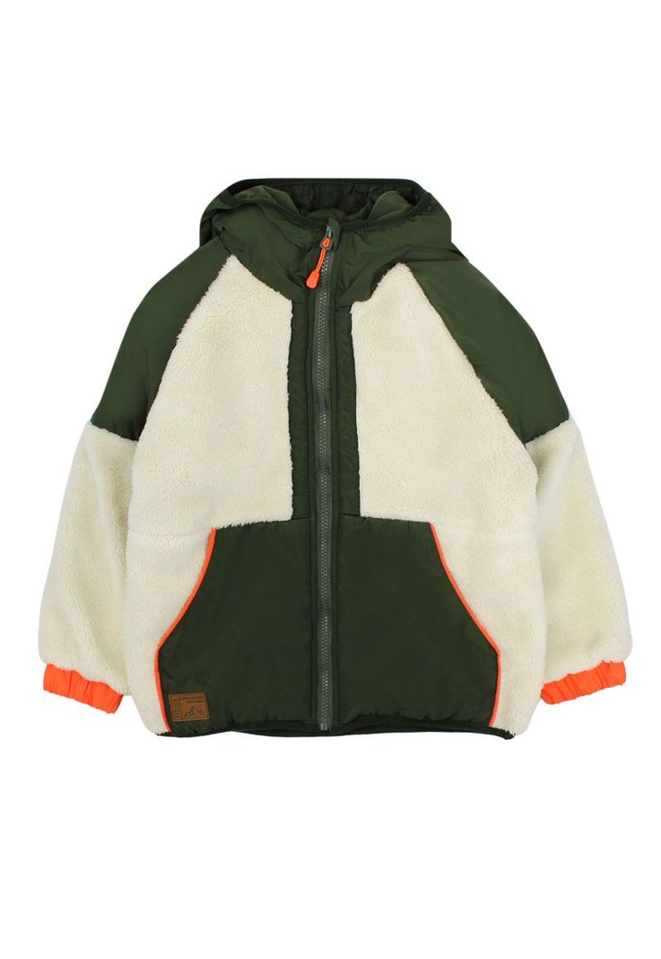 Casaca kids niño piel bicolor foresta 261-0