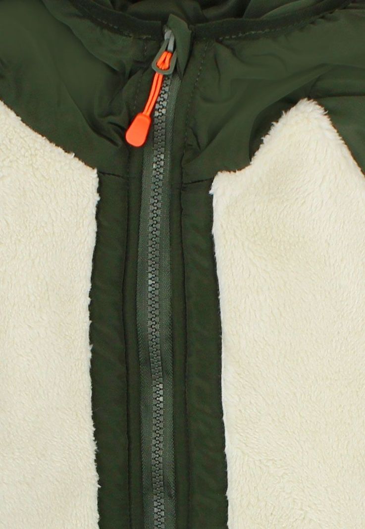 Casaca kids niño piel bicolor foresta 261-2