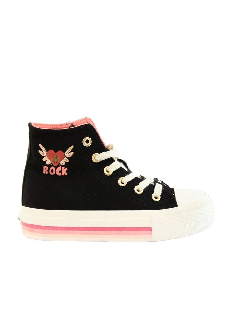 Zapatilla urbana caña cordón junior niña 905-0