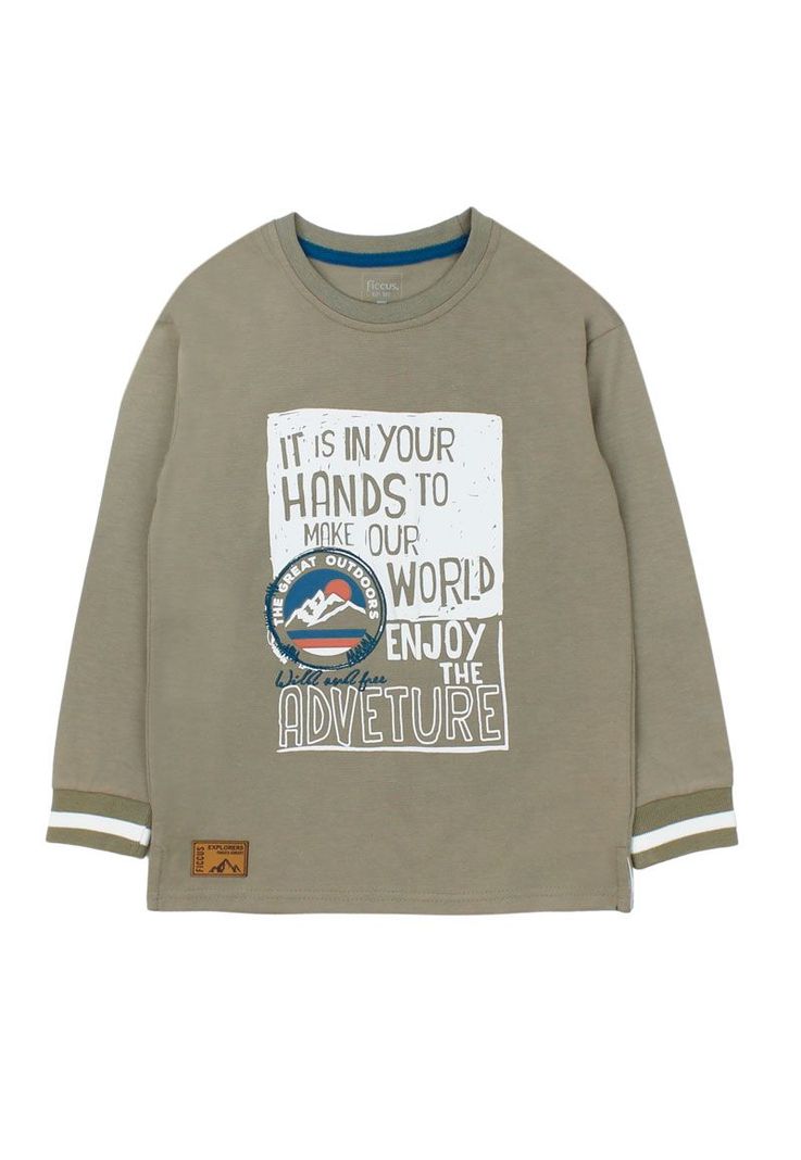 Polera kids niño puños foresta 230b-0