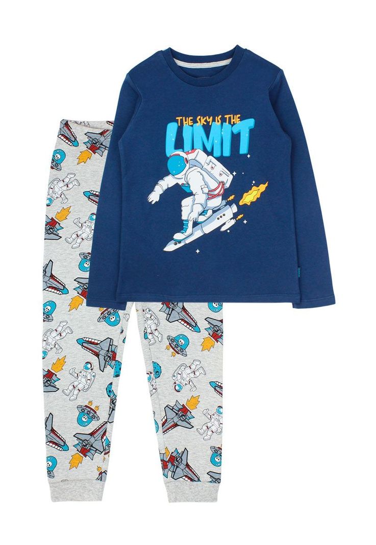 Pijama kids niño algodón space 267-0