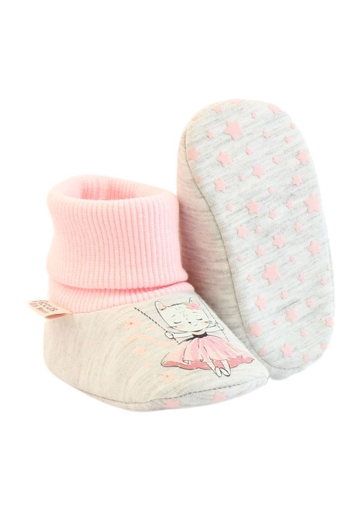 Botín algodón newborn niña 812AA-2