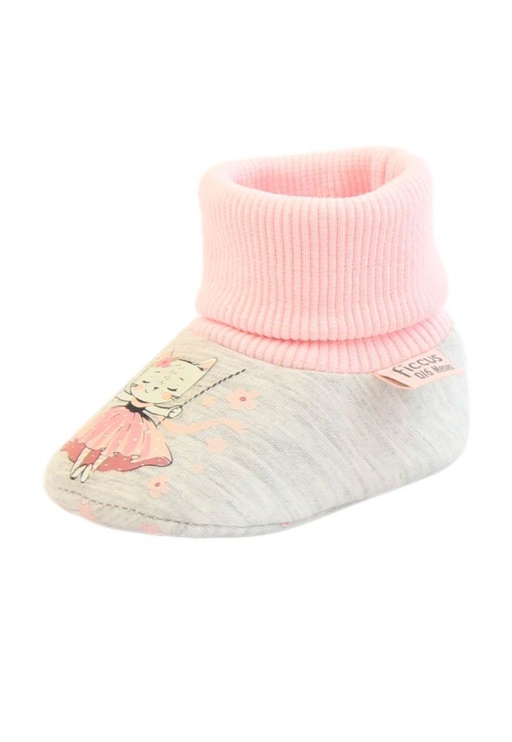 Botín algodón newborn niña 812AA-1