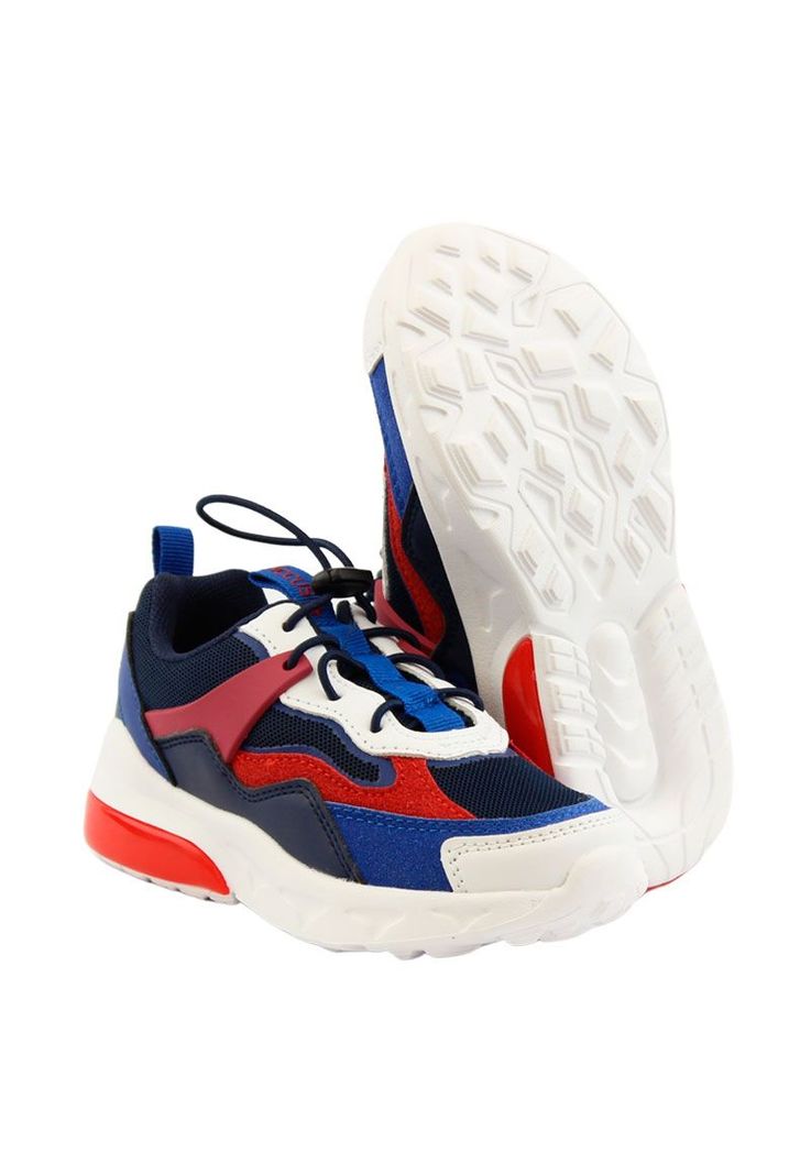 Zapatilla led  velcro elástico w24 niño 957-3