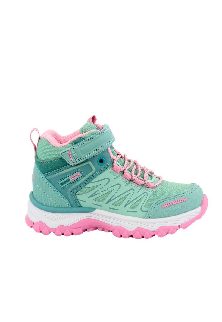 Zapatilla ficcustex block action caña velcro elástico kids niña 855-0