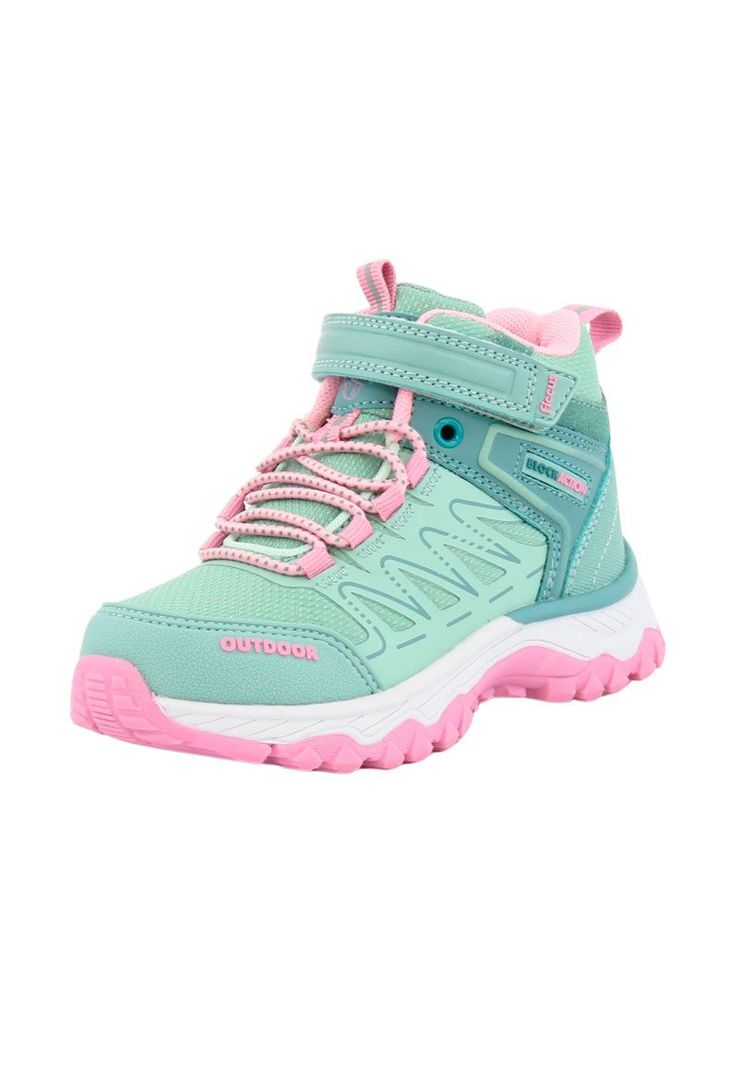 Zapatilla ficcustex block action caña velcro elástico kids niña 855-1